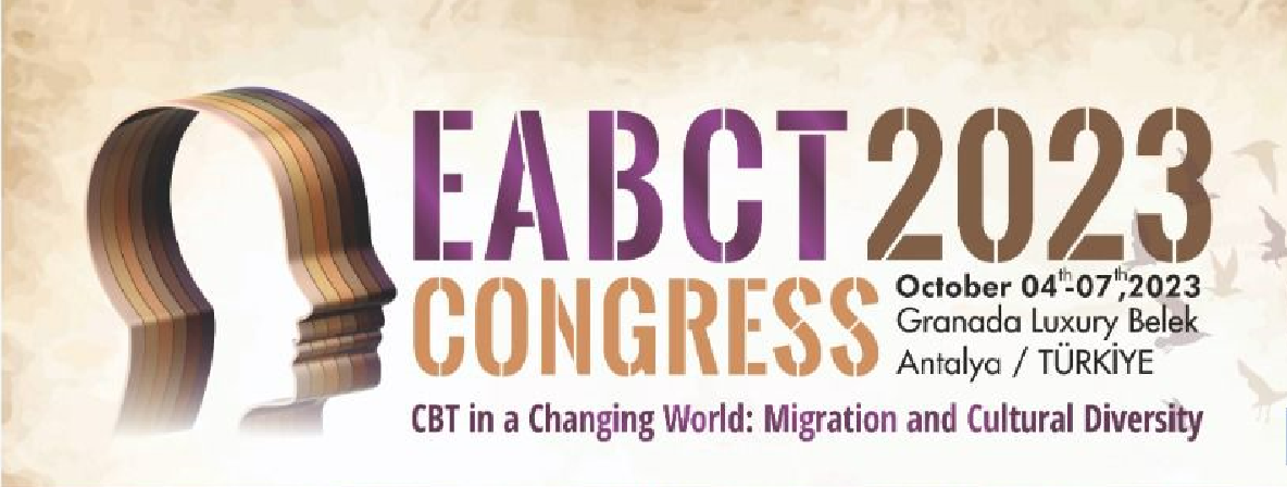 Al momento stai visualizzando Congresso EABCT 2023 – Antalya 4-7 Ottobre 2023