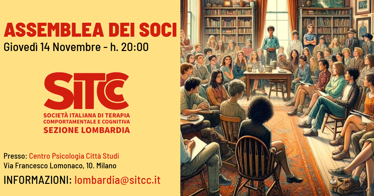 Al momento stai visualizzando Assemblea dei soci  SITCC Lombardia