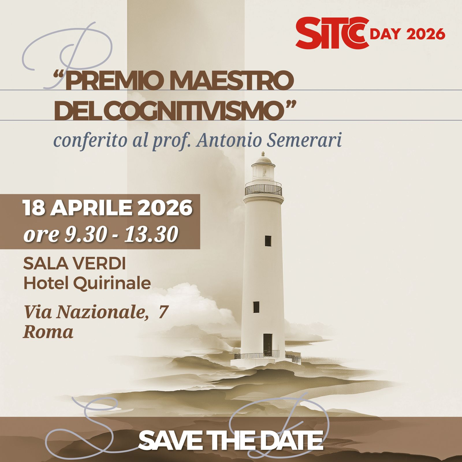 Al momento stai visualizzando SAVE THE DATE – SITCC Day 2026